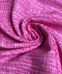 musselin tie dye batik pink